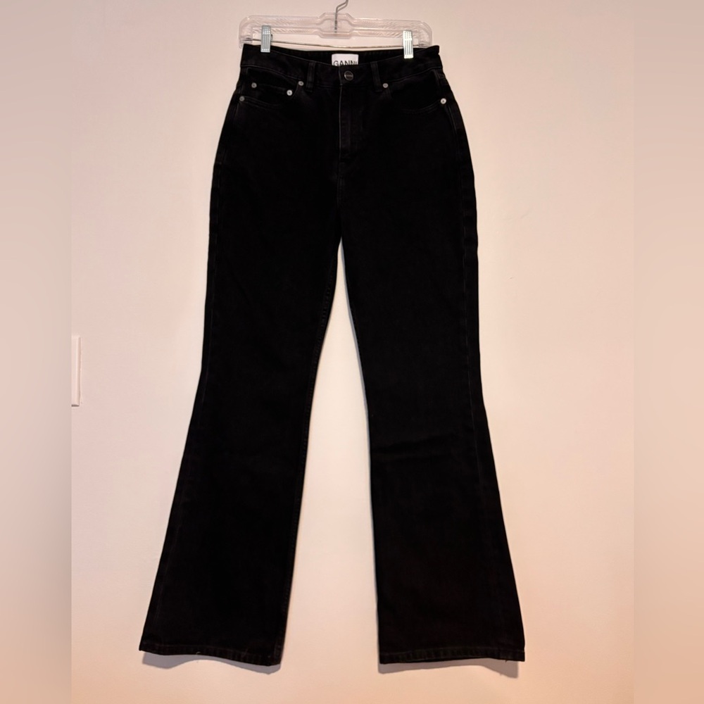 Ganni Black Flare Women's Jeans